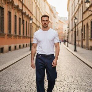 90s Vintage Johnny Suede Flame Embroidered Lightweight Dress Pants